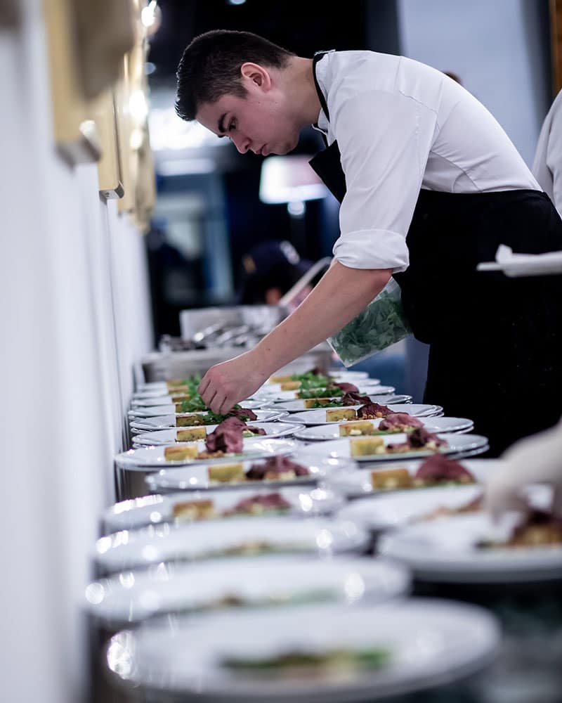 Privé diner aan huis