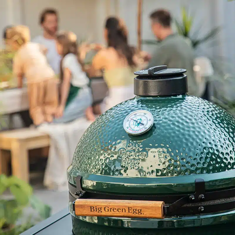 Big green egg BBQ met chef