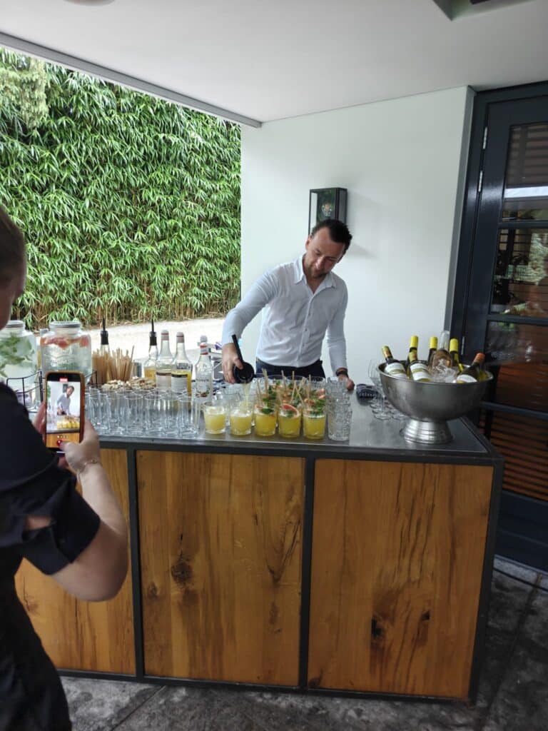 Drankenbuffet met cocktails